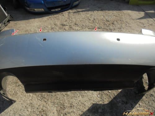 Накладка заднего бампера Hyundai Grandeur TG 866113L000 (4 отверстия под датчики, без молдинга)