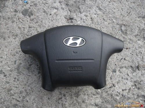 Модуль подушки безопасности водителя Hyundai Sonata New EF (черный)