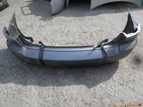 Накладка заднего бампера с рейлингом Kia Carens 2 (X-Track)