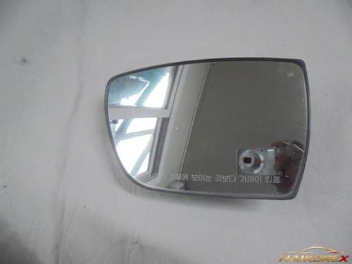 Зеркало заднего вида Hyundai Grandeur HG, стекло левое (старый образец), водительское, артикул 876113V010, обычный тип, до 2013 года