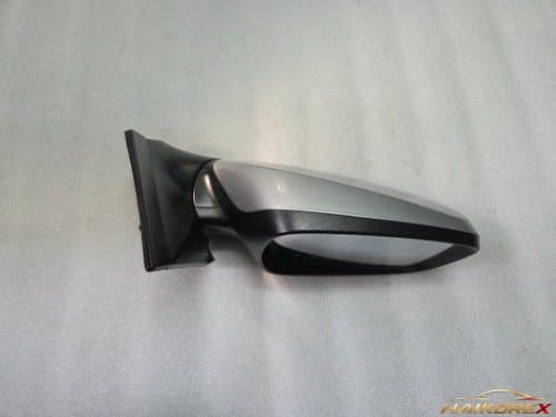 Боковое зеркало Hyundai Accent RB (новое поколение) с электроскладыванием и LED, пассажирское, серебристое (7 контактов)