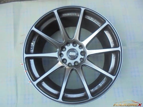 Диск колёсный алюминиевый K5 DL3 Emotion TEN-R 0051, 18 дюймов, 10 отверстий, класс B (с царапинами)