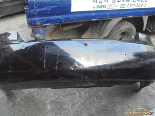 Накладка заднего бампера Hyundai Sonata NF (866103K000, 866113K000) с 3 отверстиями под датчик парковки, класс C (царапины, потертости)