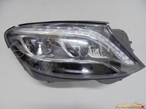 Крышка светодиодной фары LED правая Mercedes-Benz S-Class W222 6-го поколения (электрическая) A2229060802