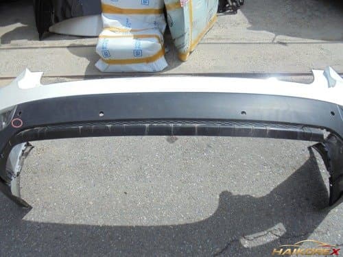 Крышка заднего бампера Palisade верхняя 86611S8000 + нижняя 86612S8000/86650S8000 на 4 датчика, класс B (вмятина, выпуклость)