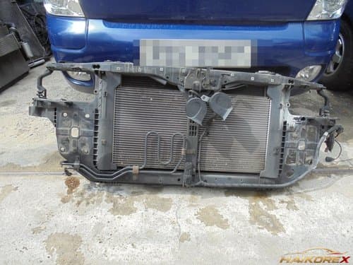 Панель поддержки радиатора NF Sonata, модуль передней части (корзина) 641013K000/641013K001 в сборе с радиатором, конденсатором и вентилятором (2 контакта), LPG/автомат
