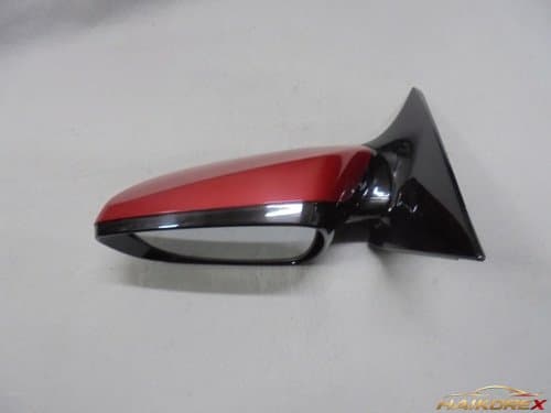 Боковое зеркало Veloster водительское (8 контактов) с электроскладыванием и LED 876102V010-DS P9R красное