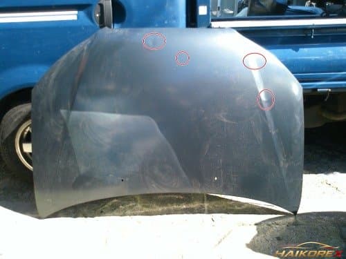 Капот Elantra HD 664002H010 класс C (вмятины, помятости, трещины)