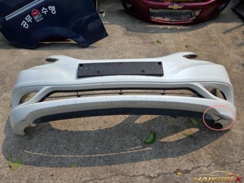 Накладка переднего бампера Hyundai Sonata YF 865113S000 2009-2013 (с буксировочным крюком, без датчика)