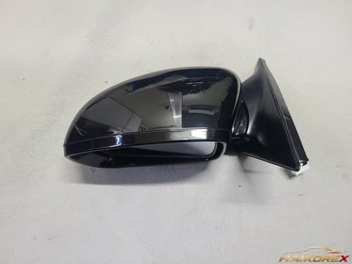 Боковое зеркало Genesis BH (левое, водительское) 6-контактное ручной складывания с LED 876103M520AF черный матовый 08-11