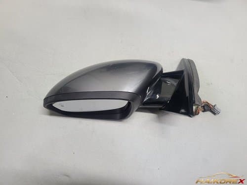 Боковое зеркало заднего вида водителя SM6 (17 контактов) электросклад LED BSD датчик слепой зоны городской серый с лампой подсветки (2 шт) класс B (царапины)