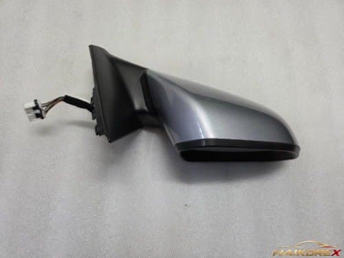 Боковое зеркало LF Sonata, водительское, электрическое складывание, LED, 8 контактов, серебристый (платина)