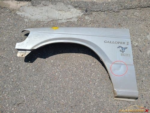 Крыло переднее левое Galloper 2 (без повторителя поворота, без молдинга) B-класс (вмятины)
