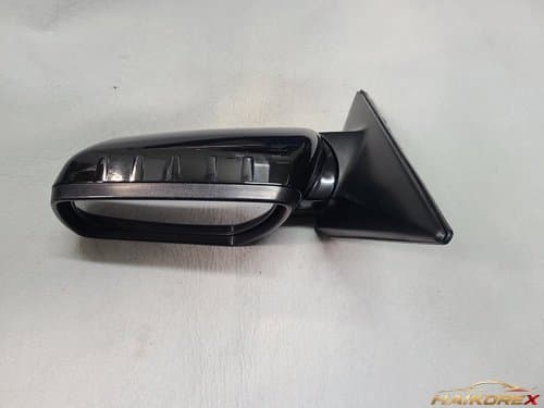 Боковое зеркало Kia Soul, водительское, с электроприводом складывания (7 контактов), 876102K0609H, черный, класс C (электропривод складывания неисправен)