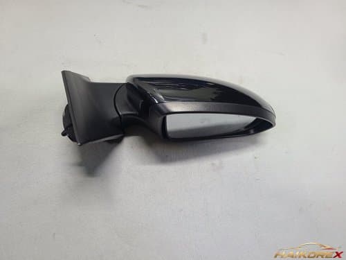Боковое зеркало Cruze правое (9-контактное) электроскладываемое с LED повторителем и BSD, карбоновая черная отделка 13-17