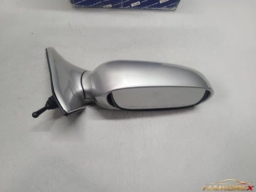 Боковое зеркало Hyundai Accent (New Accent) правое (пассажирское) серебристое, механическое складывание, артикул 8762022901YK