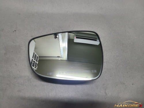Стекло бокового зеркала (зеркало заднего вида) для Elantra MD, водительская сторона, артикул 876113X000, класс B (со царапинами)