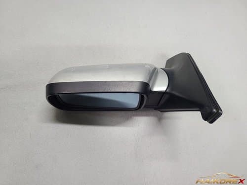 Боковое зеркало Daewoo Matiz (Дэу Матиз) переднее левое (водительское) механическое складное 3D серебристое 05-08