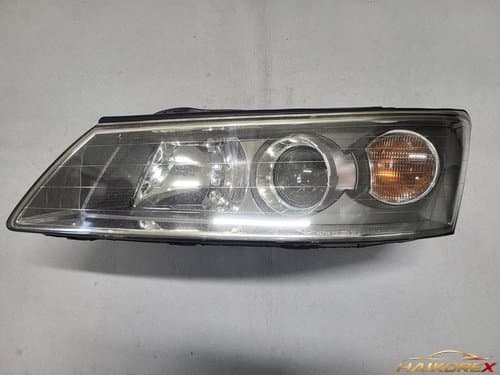 Передняя левая фара Hyundai Sonata NF с черным ободком 921013K000