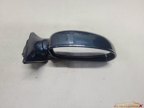 Боковое зеркало Hyundai Elantra правое (5 контактов) механическое складывание 8760629480YV Cape Blue голубое 98-00 (новое, невскрытое) класс B (пятна на зеркале)