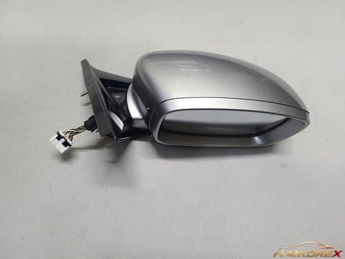 Боковое зеркало Genesis BH правое (10-контактное) с повторителем поворота, серебристое, глянцевое 876203MAA0-DS NY 11-13