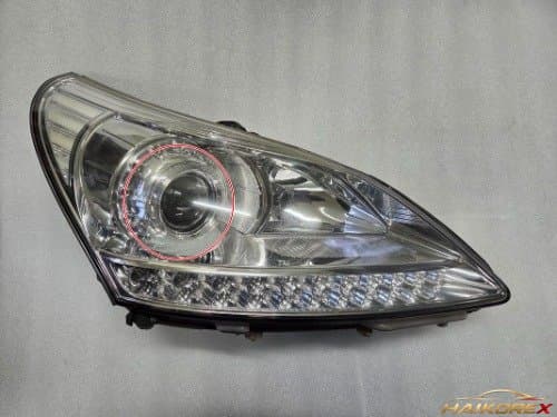 Фара передняя левая Hyundai Equus VI HID (9 контактов) в сборе 921023N001 11-15, класс C