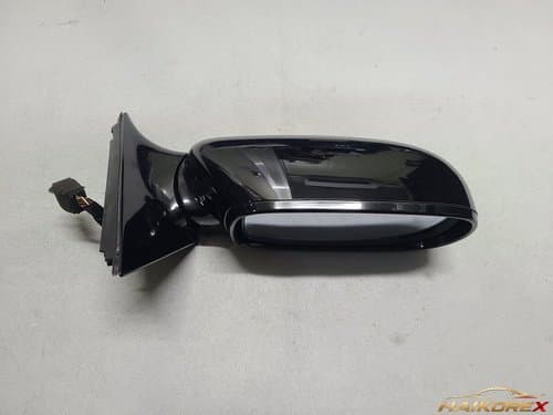 Боковое зеркало (зеркало заднего вида) Hyundai Grandeur TG правое (11-контактное) электрическое складывание с памятью IMS, черный (эбони), 2005-2008