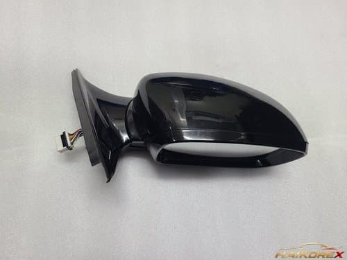 Боковое зеркало Hyundai Equus (VI) правое (2009-2012) с автозатемнением, памятью и подсветкой, черное, артикул 876203N000AF