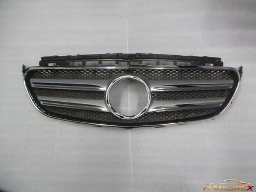 Решетка радиатора Mercedes-Benz E-класс W213 A2138880260 + молдинг A2138850200 16-19 рестайл (Avantgarde) класс B (царапины)
