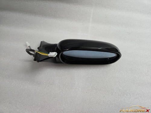 Боковое зеркало заднего вида Hyundai Dynasty, правое (3pin+2pin), механическое складывание, черный эбони 8760637010EB