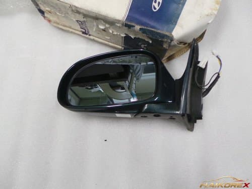 Боковое зеркало заднего вида Hyundai Grandeur, водительское (5 контактов), ручная складка, артикул 8760537000