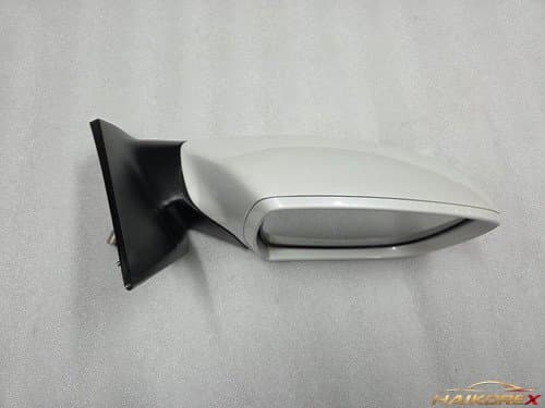 Боковое зеркало Hyundai Sonata YF правое (пассажирское) электрическое складное с LED указателем поворота и лампой подсветки 876203S240-DS белый кристалл/белый перламутр 2012-2014 (трещина)