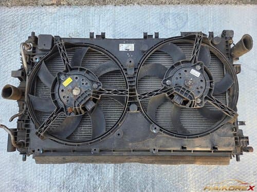 Радиатор охлаждения Hyundai Alpeon (P13271445) + вентилятор (P13241745 P13241746)