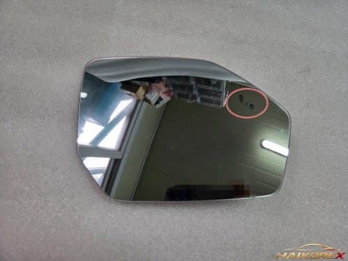 Зеркало боковое Hyundai Palisade, стекло зеркала правое (пассажирское) 87621S8090 18-21