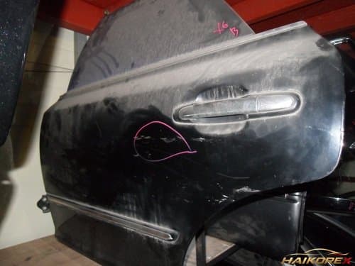Дверь задняя левая (водителя) Hyundai Grandeur XG 98-02, класс B (царапины, вмятины)