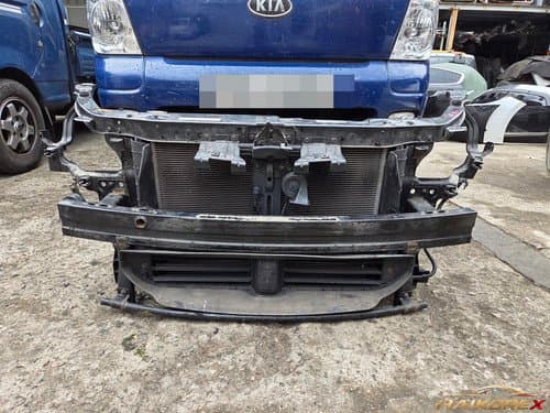 Радиатор в сборе с вентилятором, конденсором, инвертором и крепежом для Hyundai Sonata YF гибрид (641014R000, 253104R050, 253084R000, 976063R000, 865304R000)