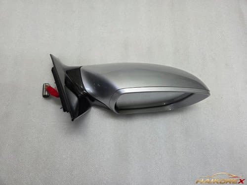 Боковое зеркало Hyundai Grandeur HG правое (14-контактное) электросклад. с LED, памятью, лампой подсветки, платиновый серебристый, 12-16