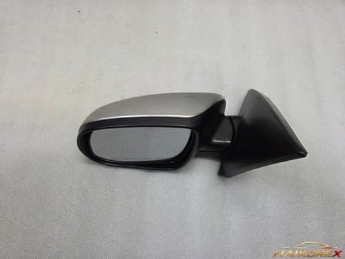 Боковое зеркало Kia Forte левое (водительское) электрозеркало 876101M6103D серебристое 08-10 (неисправна электроскладка, выцветший корпус)