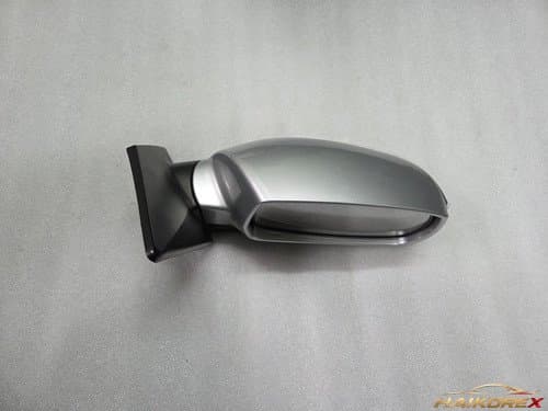 Боковое зеркало Hyundai Tucson IX правое (8-контактное) электрораскладывающееся с LED повторителем 876202S010-DS WEA серебристое слик-сильвер 09-13