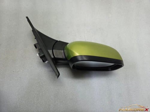 Боковое зеркало Spark правое (со стороны пассажира), 5 контактов, механическая складка, Havana Green