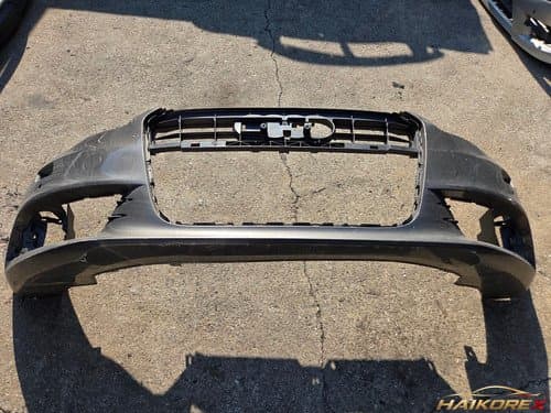 Накладка переднего бампера Audi A6 4G0807437AB 4G0807065R (с 2 отверстиями под датчики) 2016-2018