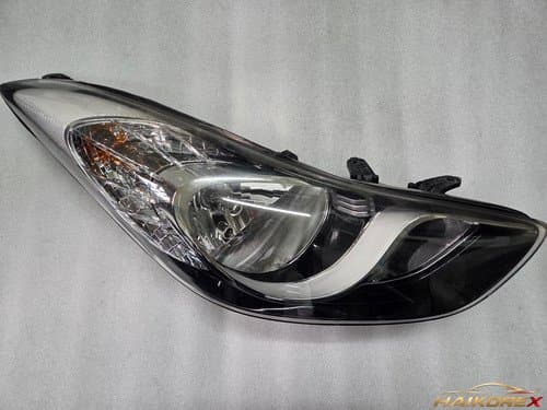 Фара передняя левая Elantra MD (2010-2013), галоген, 6-конт., OEM 921023X000