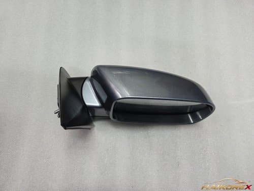 Боковое зеркало правое Hyundai Santa Fe CM электрическое с подогревом и функцией автоматического складывания (7 контактов) синий титан