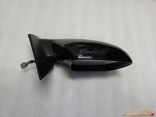 Боковое зеркало Hyundai Sonata YF (новое) правое (11 pin) с электроскладыванием LED повторитель и противотуманная лампа черный бриллиант матовый 11-16