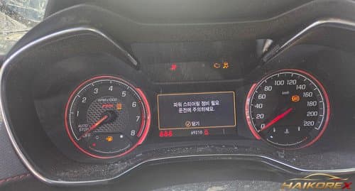 Панель приборов (кластер) Trailblazer 60006497 (69210 км/ч) B-класс с трещиной
