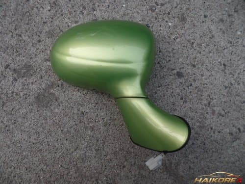 Боковое зеркало Matiz 2, пассажирское (3 контакта), ручной механизм складывания, кибер-зелёный