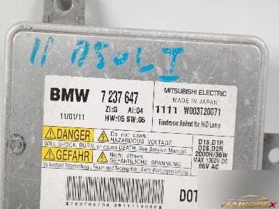 BMW 740Li 2011 — лампа, балласт