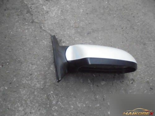 Боковое зеркало Avante XD правое, белое, 5 контактов, складное, 876202D500NW