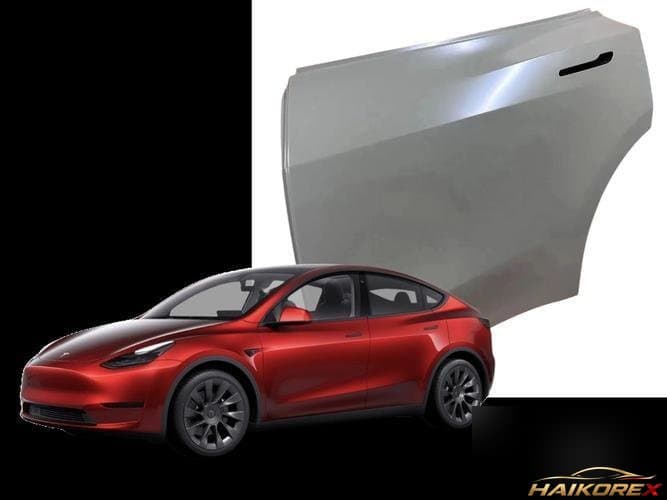 Tesla Model Y 2020 — дверь задняя левая 1493561-EC-A