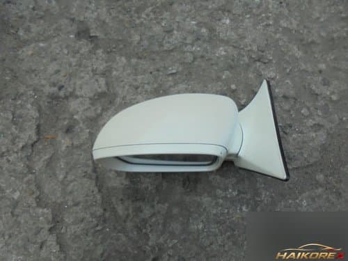 Боковое зеркало (салонное) водителя Opirus Premium с электроскладыванием, LED, 9 контактов, белый перламутр